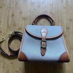 Vintage Dooney & Bourke R48 Purse Satchel Tote with Crossbody Strap